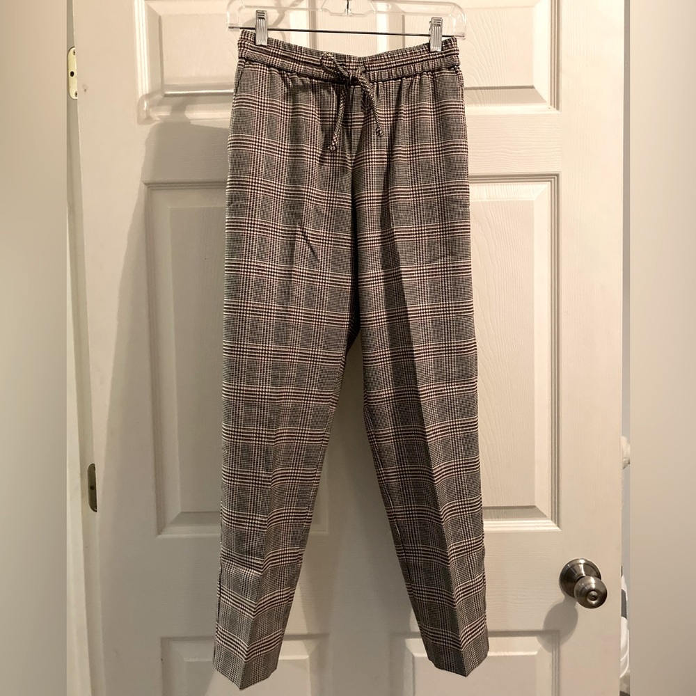 Plaid Ankle Pants/Joggers